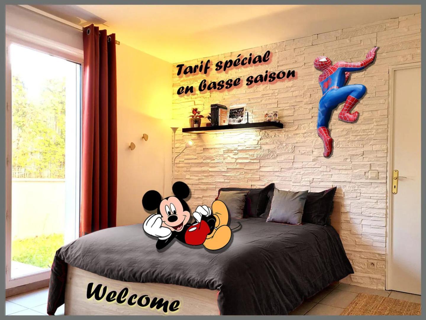 Appartement Avec Salle De Jeux Privee,10Min De Disney Transport En Commun 6 Couchages Chanteloup-en-Brie Exterior foto